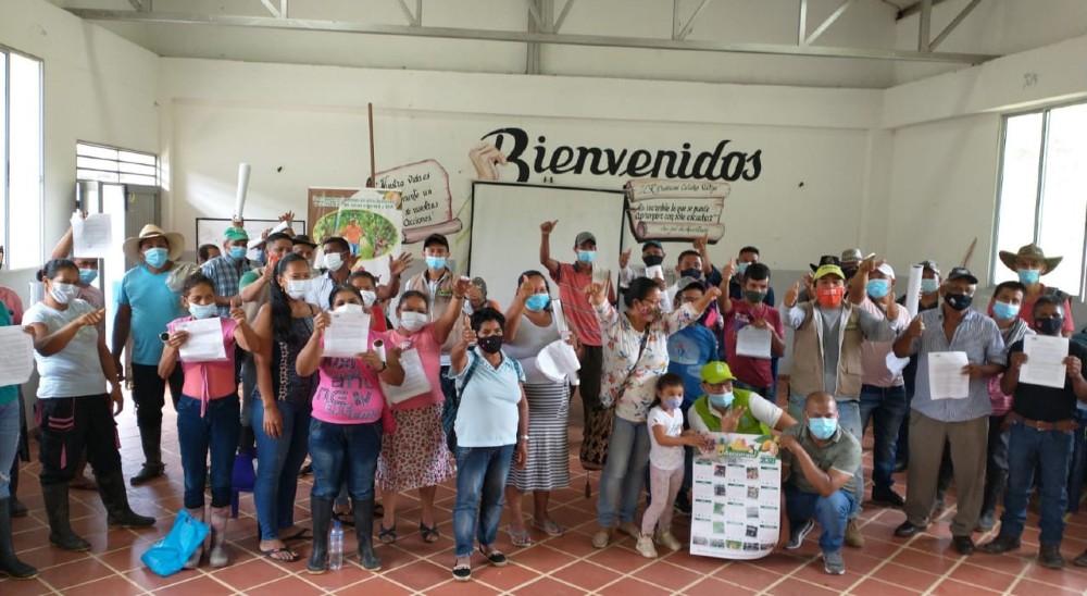 Más de $75 millones en cacao seco comercializarán  tres familias restituidas en San Pedro de Urabá