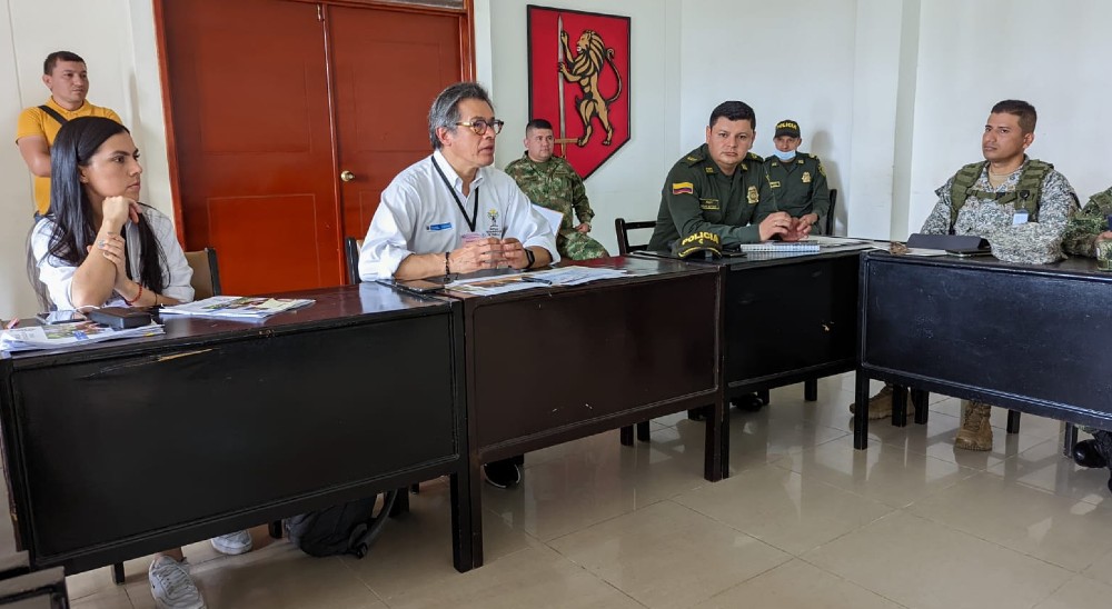 Restitución de tierras avanza en Guainía  gracias al aval de la Fuerza Pública