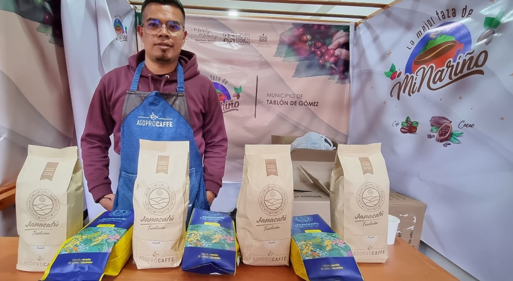 Empresa conformada por familias restituidas participó en concurso “Mi Nariño, la mejor taza de café” realizado en Pasto