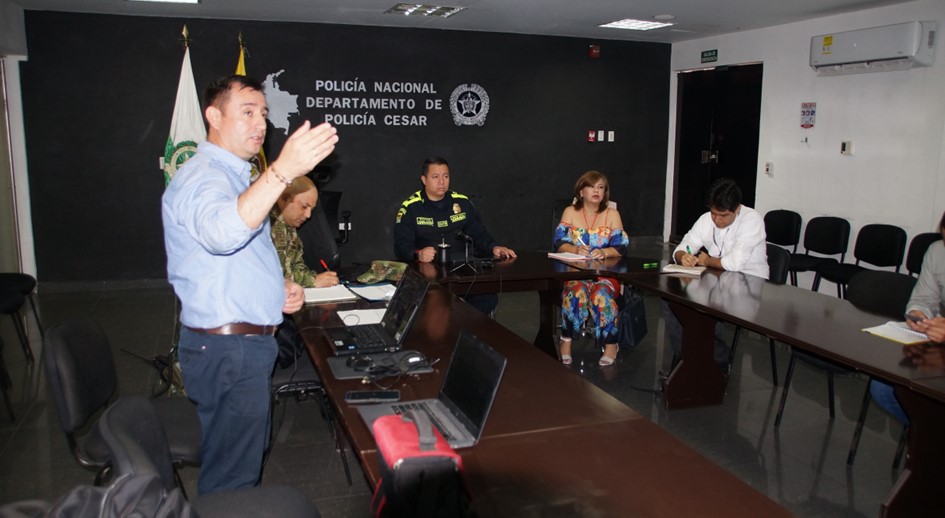 Se acordaron acciones para garantizar el normal desarrollo del proceso en 18 municipios del departamento del Cesar priorizados por la Dirección Territorial de la Unidad de Restitución de Tierras.