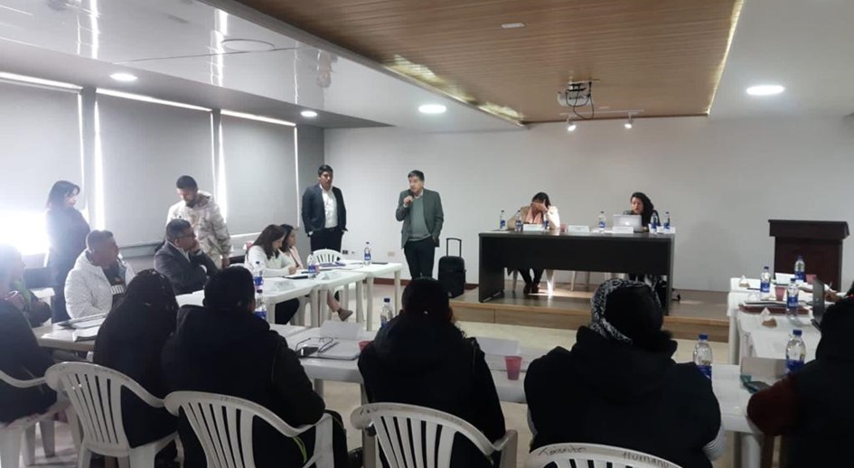 Cristina Luna, directora territorial para el departamento de Nariño presentó los avances del proceso de restitución de tierras en el municipio de Ipiales. 