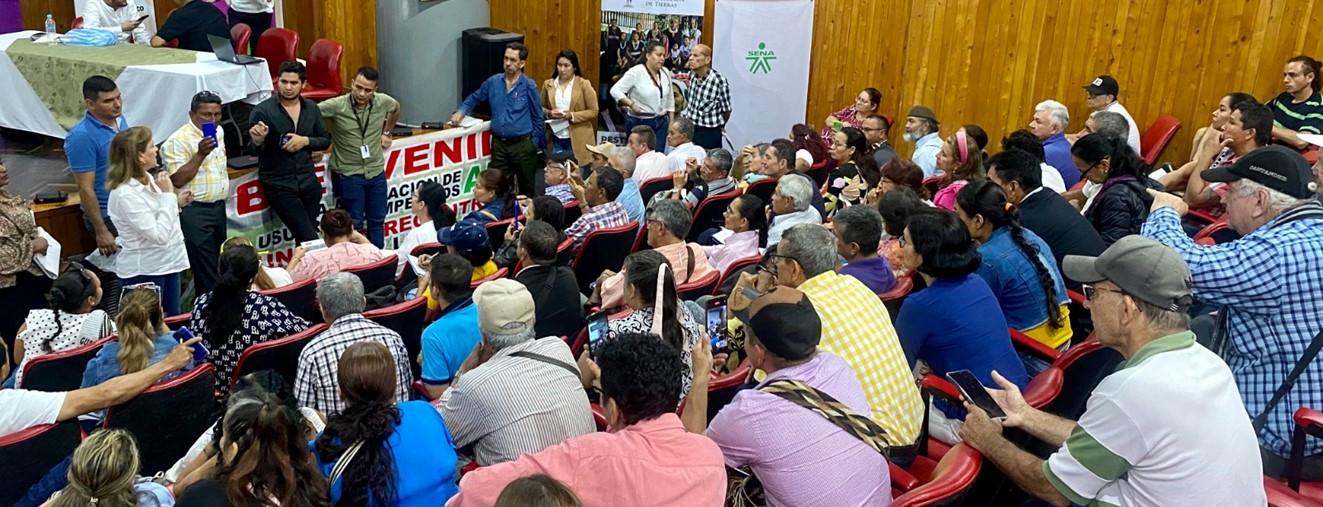 La URT participó en la Asamblea Popular Campesina de Santander para impulsar la Reforma Agraria en la región 