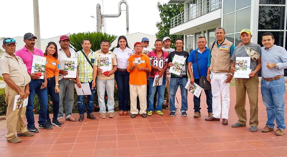 Familias restituidas de Pichilín (Sucre), firmaron contratos de comercialización de yuca industrial