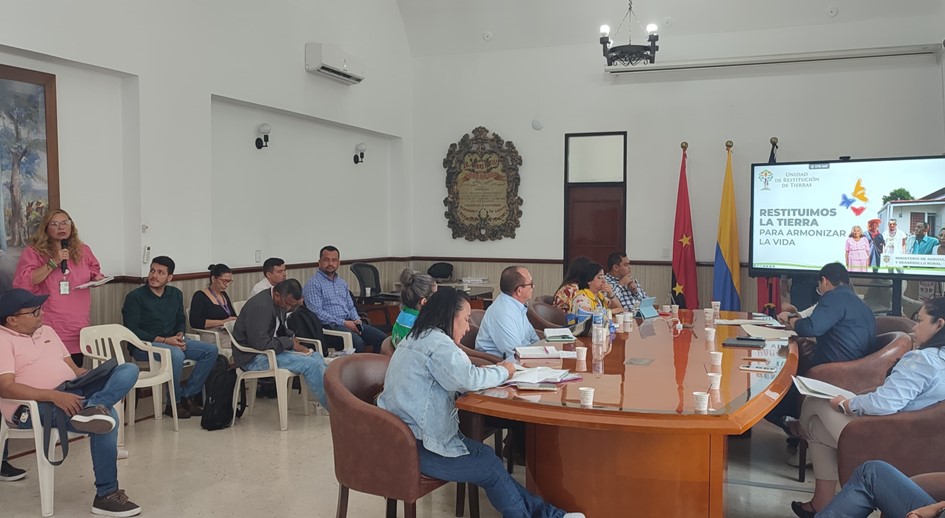 En el primer Comité Territorial de Justicia Transicional de Cúcuta en 2024, la Unidad traza ruta de atención a reclamantes para este año