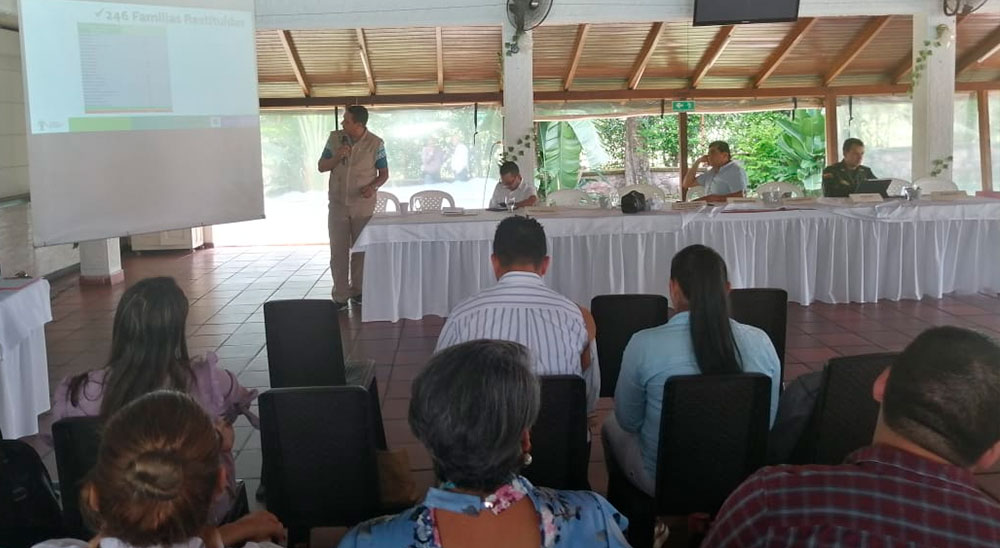 En Comité de justicia Transicional, Unidad de Restitución de Tierras (URT), presentó avances de la restitución en Casanare