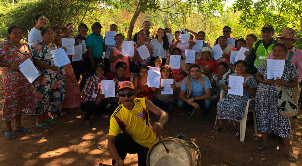 Comunidad indígena Wayuú de Barrancas (La Guajira) recibió notificaciones de subsidio de vivienda ordenado en sentencia de restitución