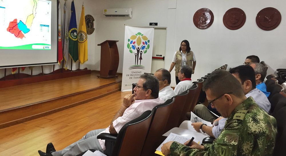 En Caquetá, la Unidad de Restitución de Tierras concertó compromisos con la Fuerza Pública y el Ministerio Público