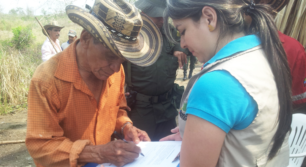Fallos de restitución de tierras reconoce medidas de atención a segundos ocupantes del proceso en El Carmen de Bolívar