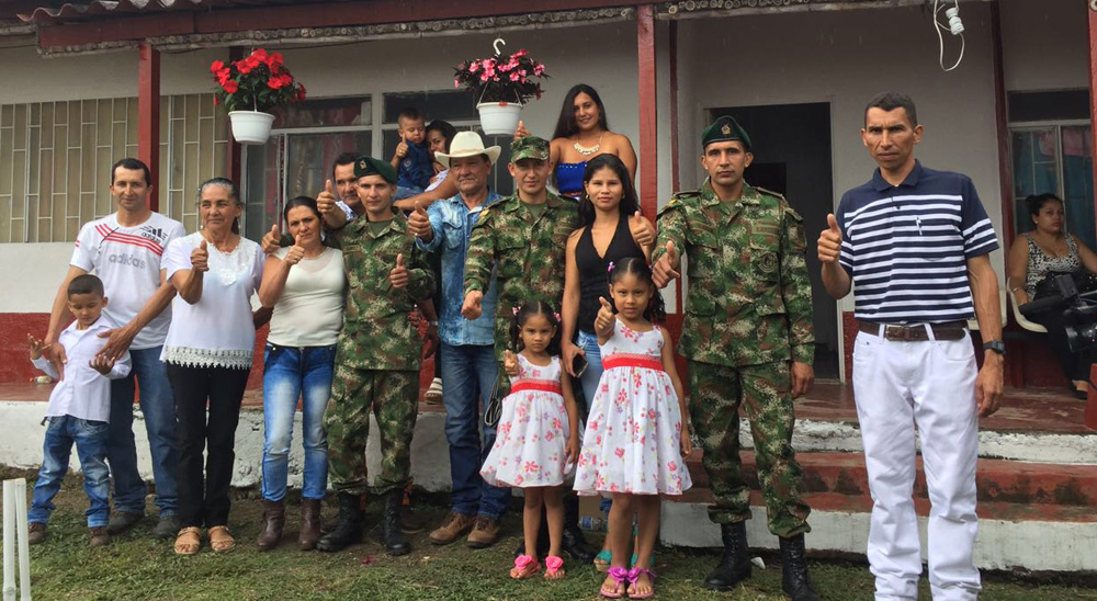 Militares víctimas del conflicto recuperan tierras en el Tolima.