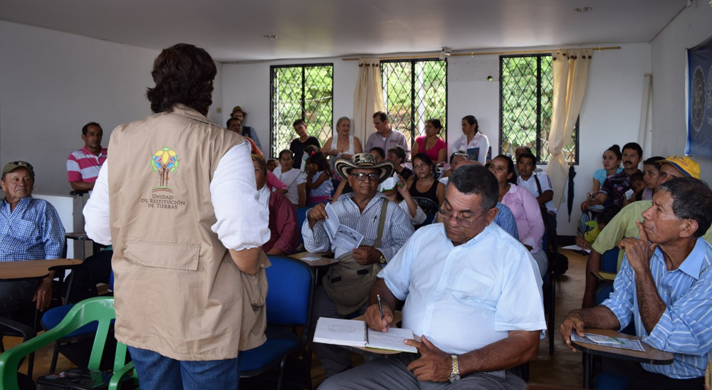 La Unidad de Restitución de Tierras desarrolló jornada de socialización en Caquetá con intervinientes en el proceso de restitución