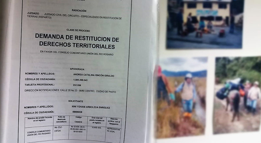URT presentó demanda de restitución para recuperar tierras de pueblos afros de Tumaco