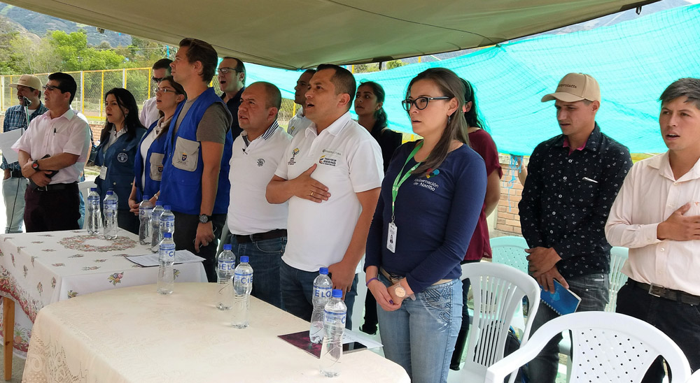 En Nariño, la Unidad de Restitución de Tierras inauguró planta procesadora de café