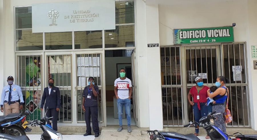 A partir del 11 de agosto la Unidad de Restitución de Tierras con sede en Quibdó reanuda sus servicios de manera presencial