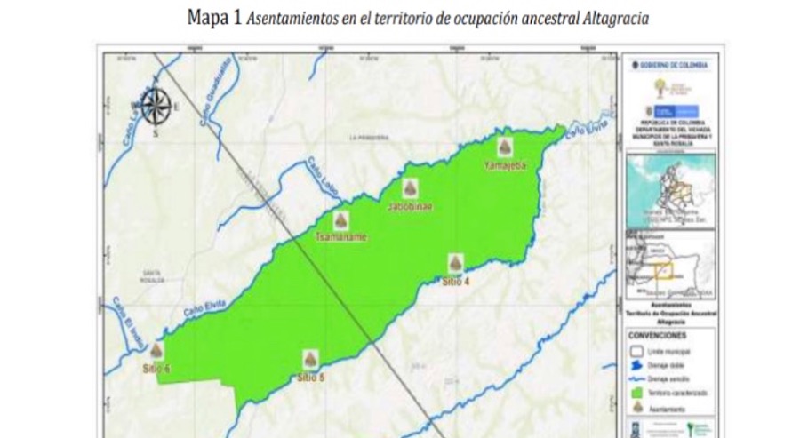 Unidad de Restitución de Tierras presentó demanda para reclamar más de 21 mil hectáreas a favor de la comunidad indígena Altagracia, en Vichada