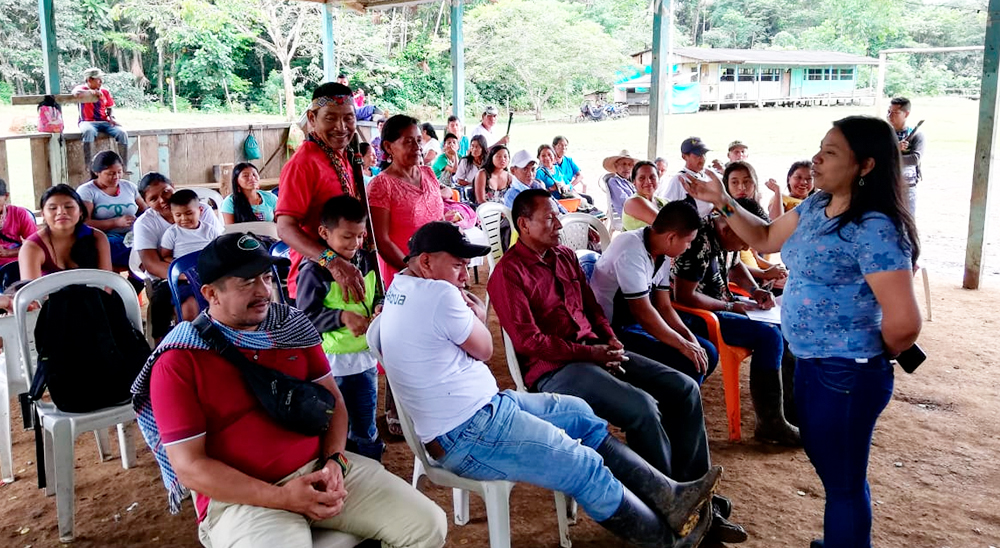 La comunidad indígena Day Drua Las Palmeras solicitó la restitución de 366 hectáreas en Valle del Guamuez en Putumayo