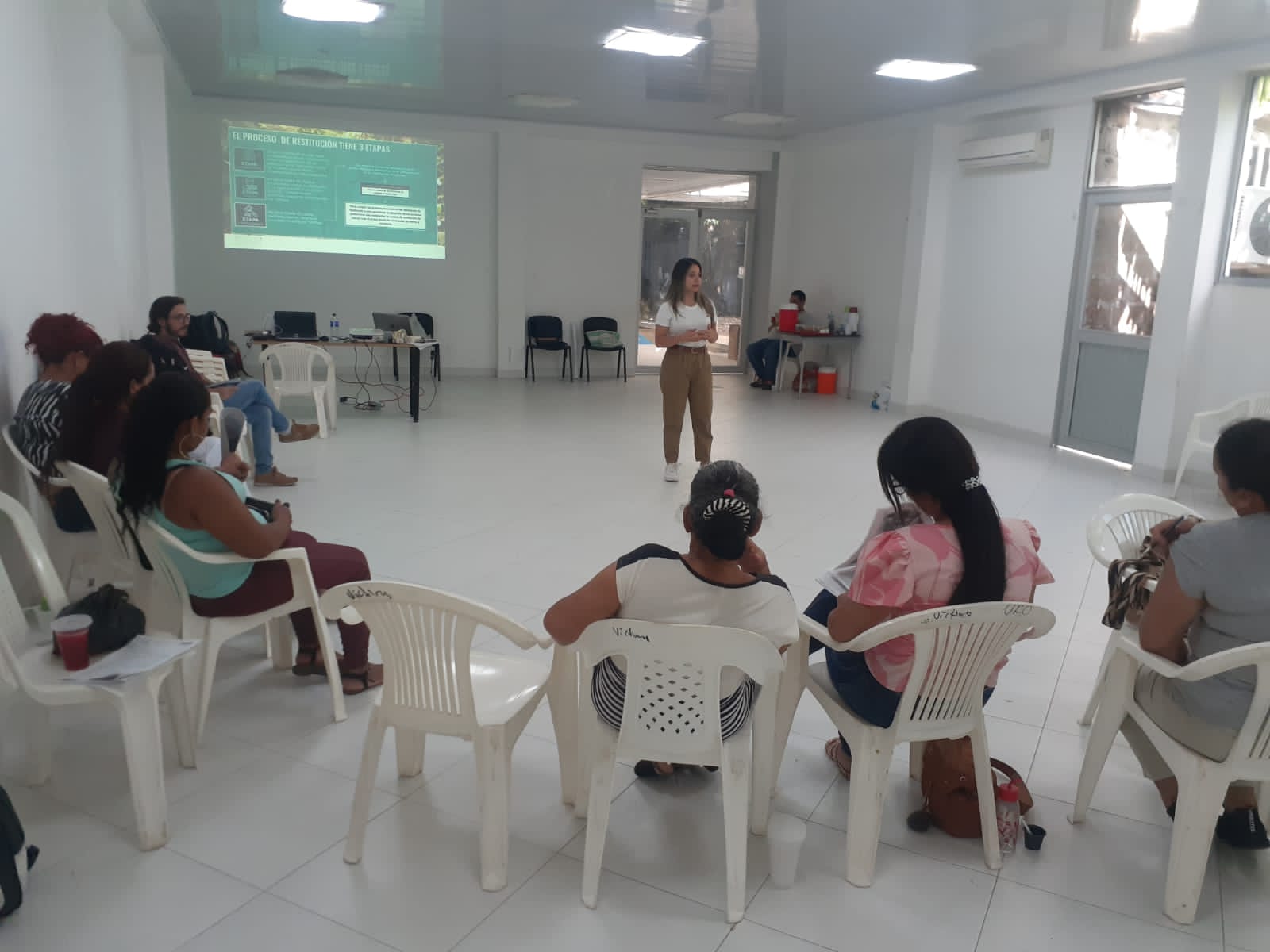 Segunda sesión de fortalecimiento del Núcleo Exigibilidad de Derechos de Bellacruz, en el Cesar