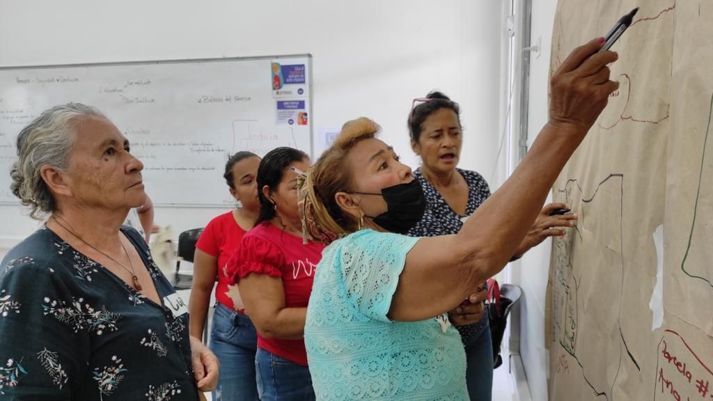 Última sesión de fortalecimiento del Núcleo de Exigibilidad de Derecho de Paquemás en Turbo, Antioquia