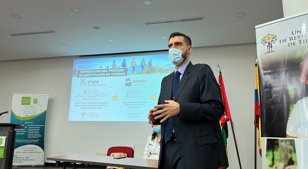 Unidad de Restitución de Tierras sigue capacitando a estudiantes de derecho en UIS 