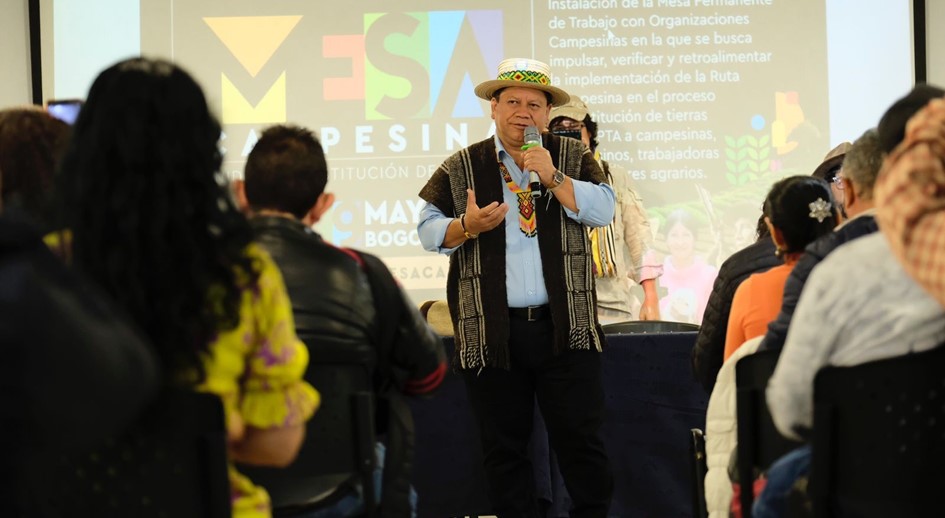 Con la participación de 60 organizaciones se desarrolló la Mesa Campesina que busca fortalecer el proceso de reparación en los territorios