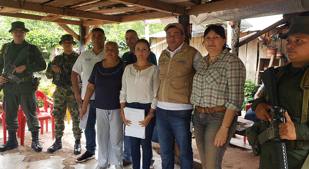 La restitución llegó al hogar de una familia campesina del Cesar 