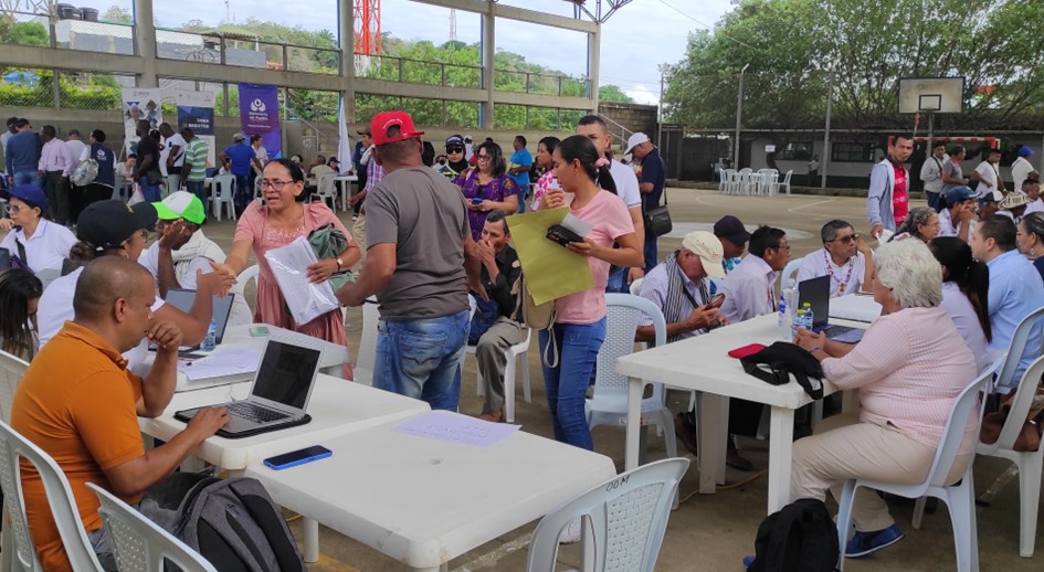 En Necoclí la Dirección Territorial Apartadó realizó jornada de atención a víctimas