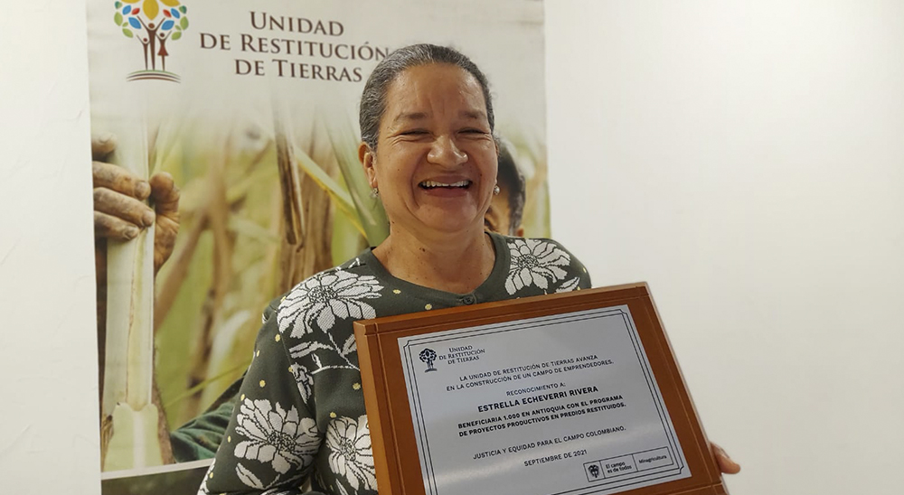 1000 proyectos productivos en predios restituidos en Antioquia, un logro de la Paz con Legalidad 