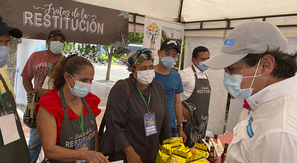 Restituidos en el Cesar participaron en la jornada de negocios convocada por el Ministerio de Agricultura