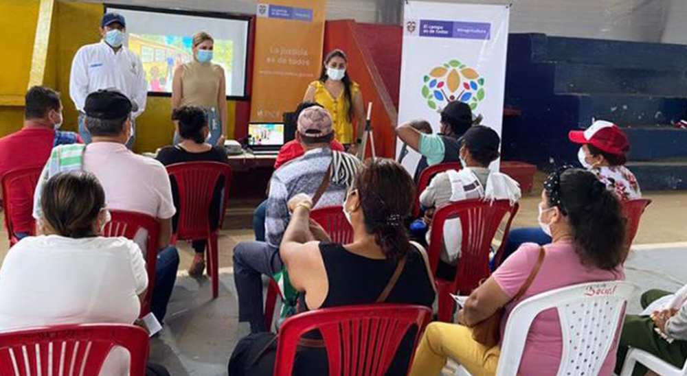 En Meta, 1.000 personas han recibido información sobre la Ley de Víctimas y restitución de tierras durante la vigencia 2021 