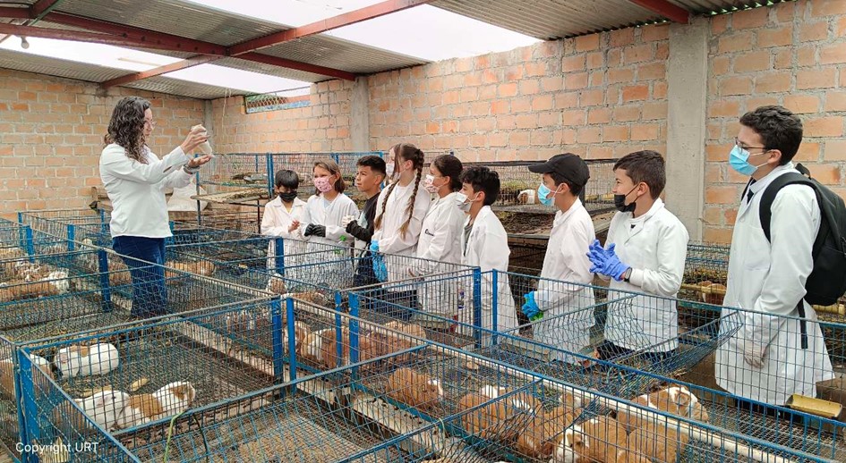 La URT impulsa con estudiantes de Nariño salidas pedagógicas para conocer proyectos productivos de familias víctimas del conflicto armado