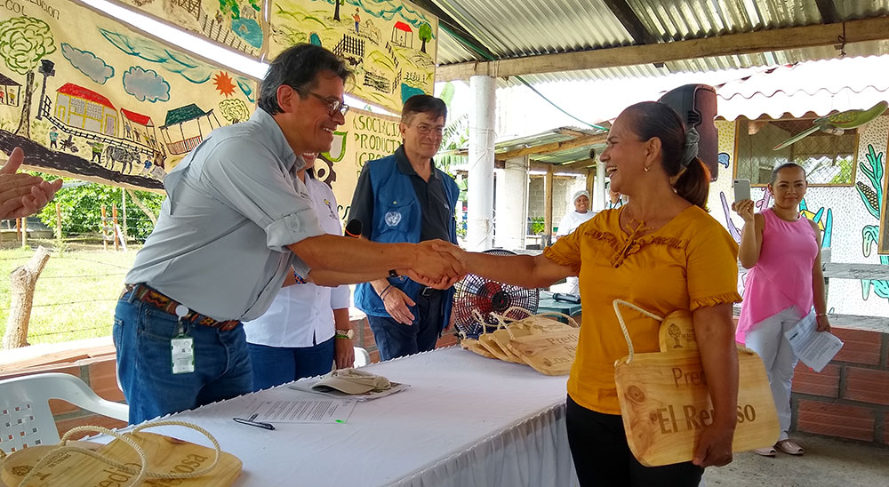 Unidad de Restitución de Tierras (URT), Embajada de Suecia y FAO inauguraron la Casa de la Reconciliación y Convivencia en Cedro Cocido (Montería) 