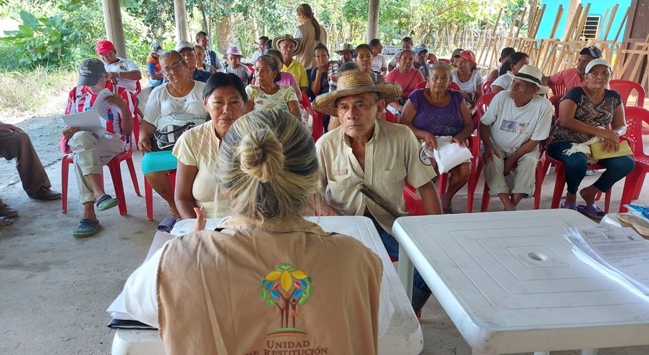 Gran jornada de atención a reclamantes de restitución de tierras en San José de Uré, Córdoba