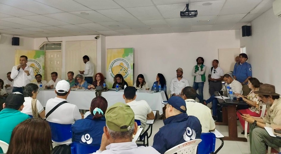 La URT acompaña misión del Gobierno Nacional para afrontar la crisis humanitaria en el Sur de Bolívar 