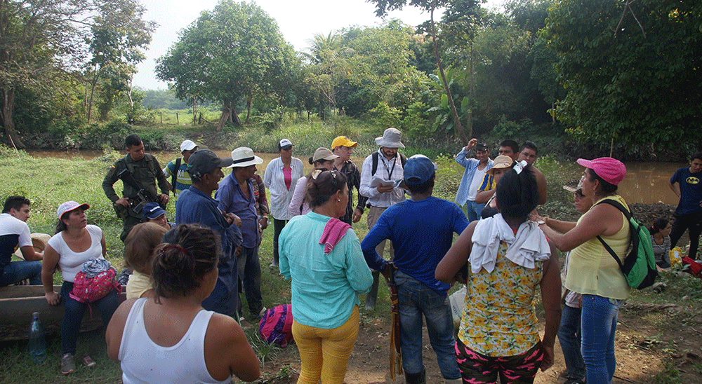 nullOnce familias, víctimas de la violencia, recuperaron el predio La Platanala, ubicado en Rionegro (Santander) 