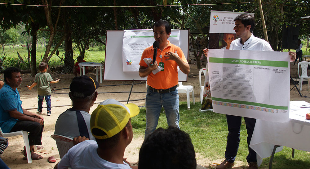 Con el apoyo de la Unidad de Restitución de Tierras (URT), los segundos ocupantes del Magdalena Medio resolvieron dudas acerca de la restitución 