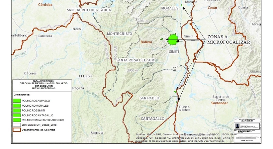 La Unidad de Restitución de Tierras cuenta con aval de Fuerza Pública para iniciar intervención de las áreas urbanas de 5 municipios del sur de Bolívar 