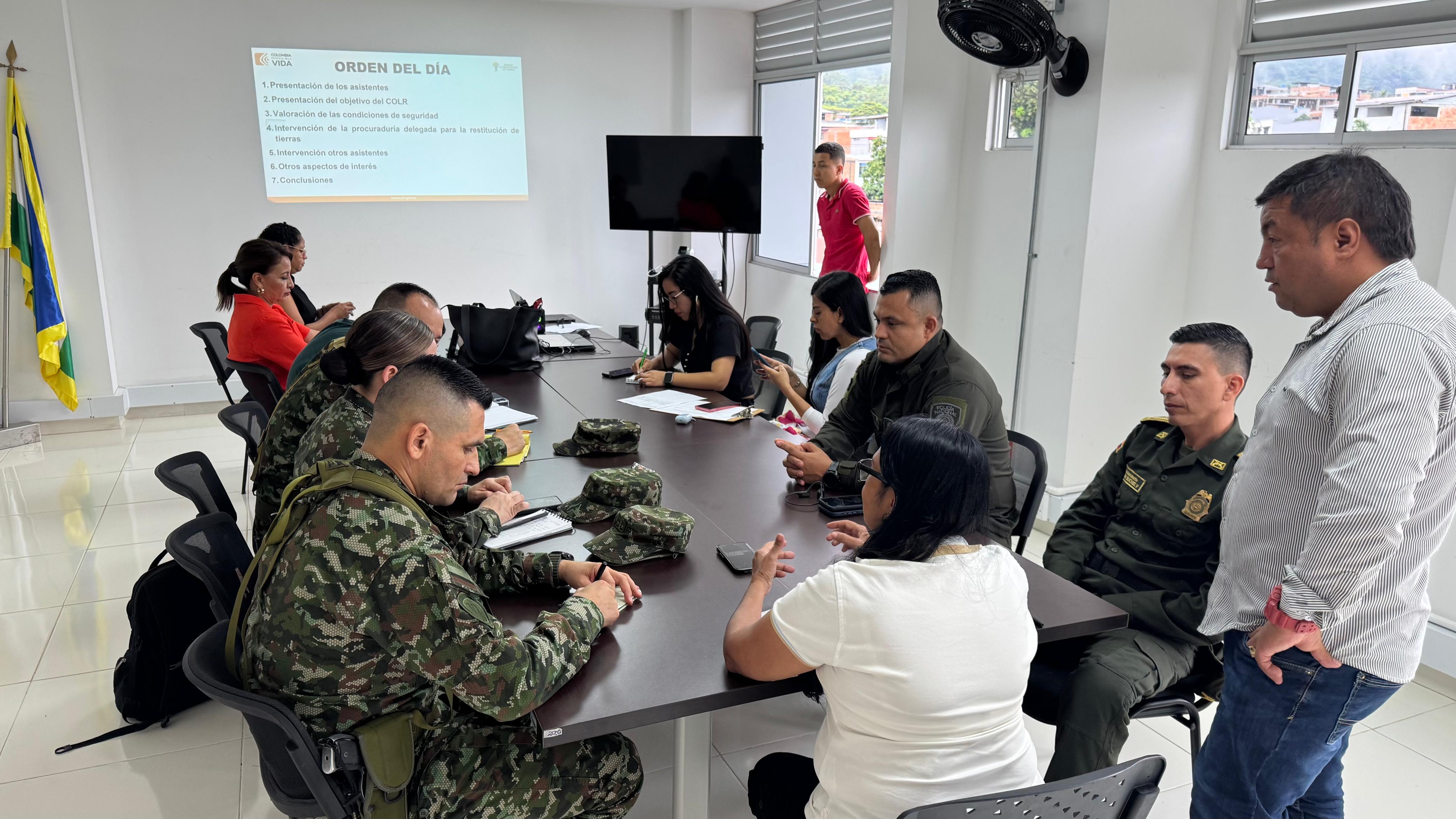 La territorial logró, mediante el Comité Operativo Local de Restitución (COLR), levantar la suspensión de ocho veredas y avanzar en la microfocalización de otras 13 en el municipio. 