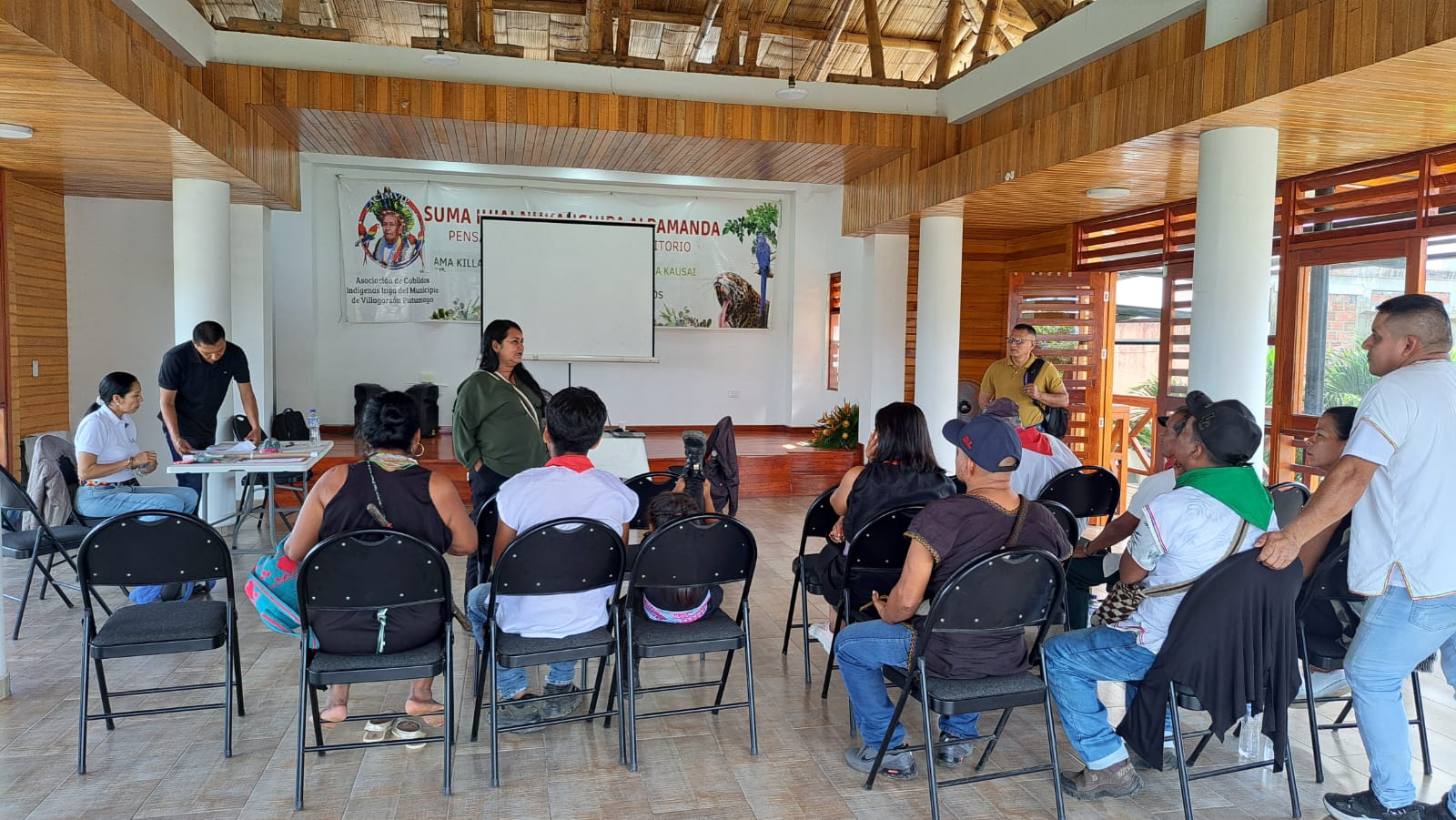 La entidad realizó estas acciones en busca de brindar garantía de derechos a dos resguardos: Cerro Guadua en Puerto Guzmán y Tigre Playa en Mocoa. 
