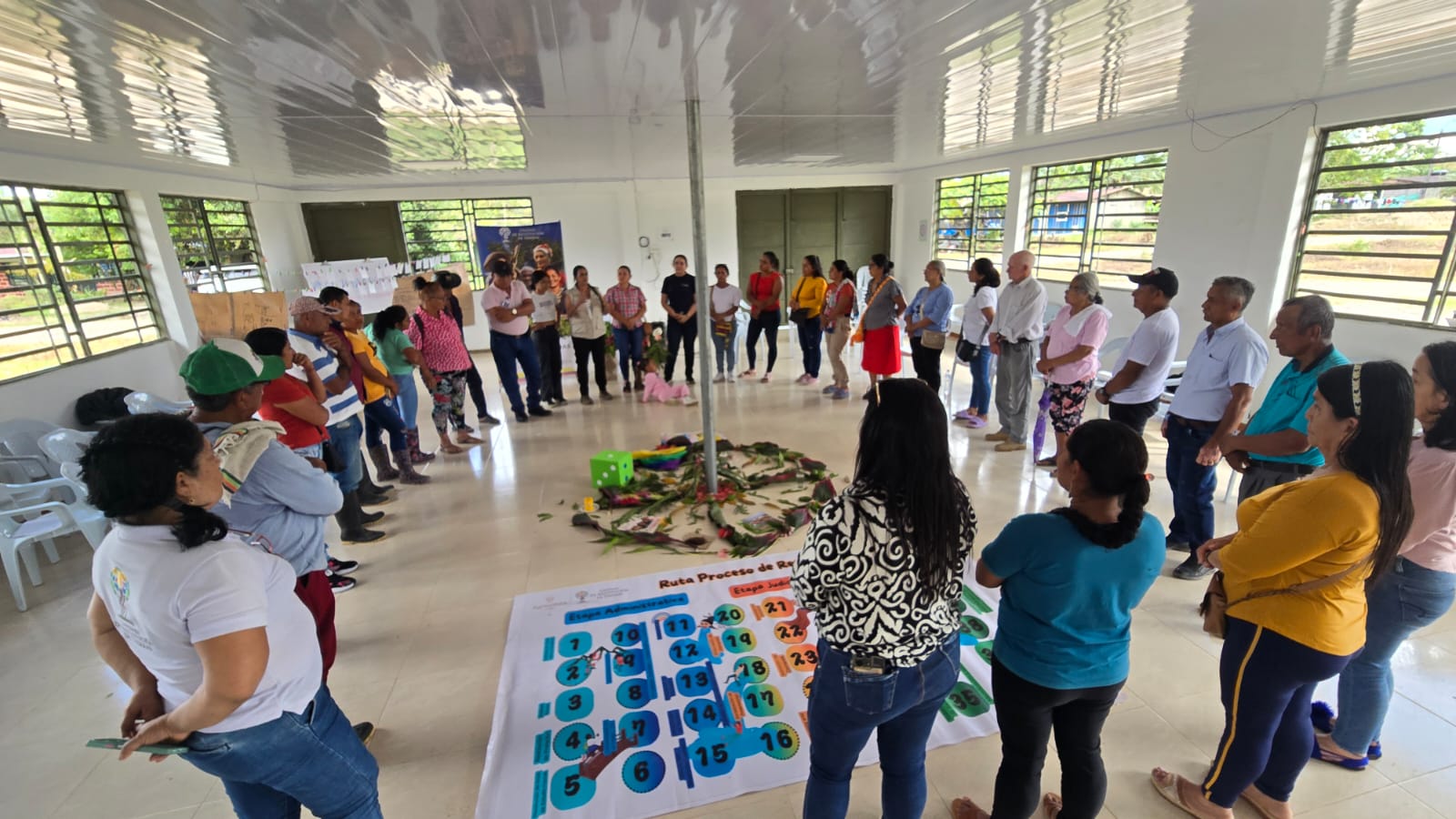 La Dirección Social y la Dirección Territorial Putumayo desarrollaron el evento, con la asistencia de más de 55 personas, provenientes de 18 veredas de este municipio caucano y dos de Puerto Guzmán.